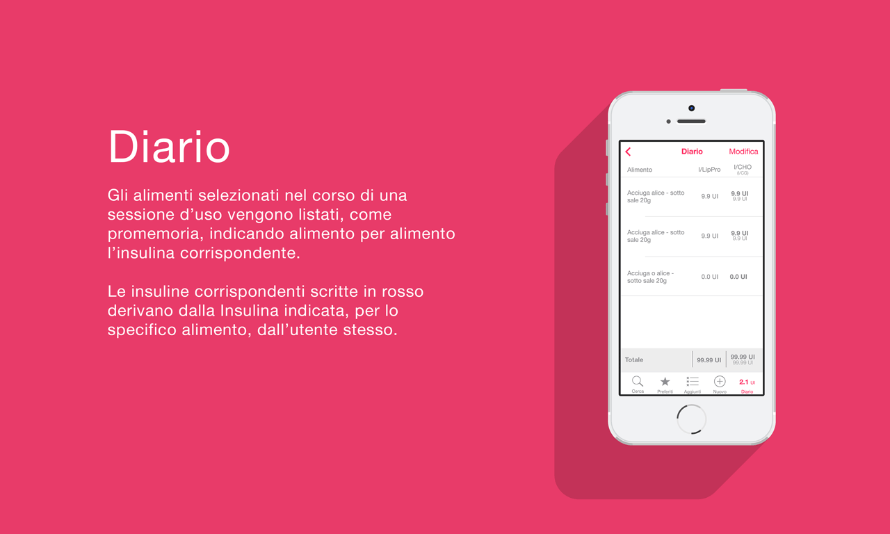 Gravida's project iOS interface design for an insulin app for MeTeDa