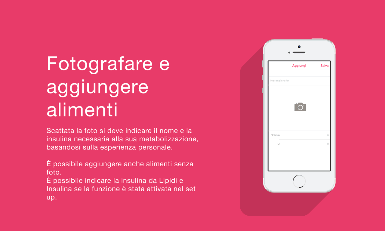 Gravida's project iOS interface design for an insulin app for MeTeDa